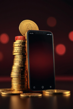 Smartphone avec l’app Pistolo Casino